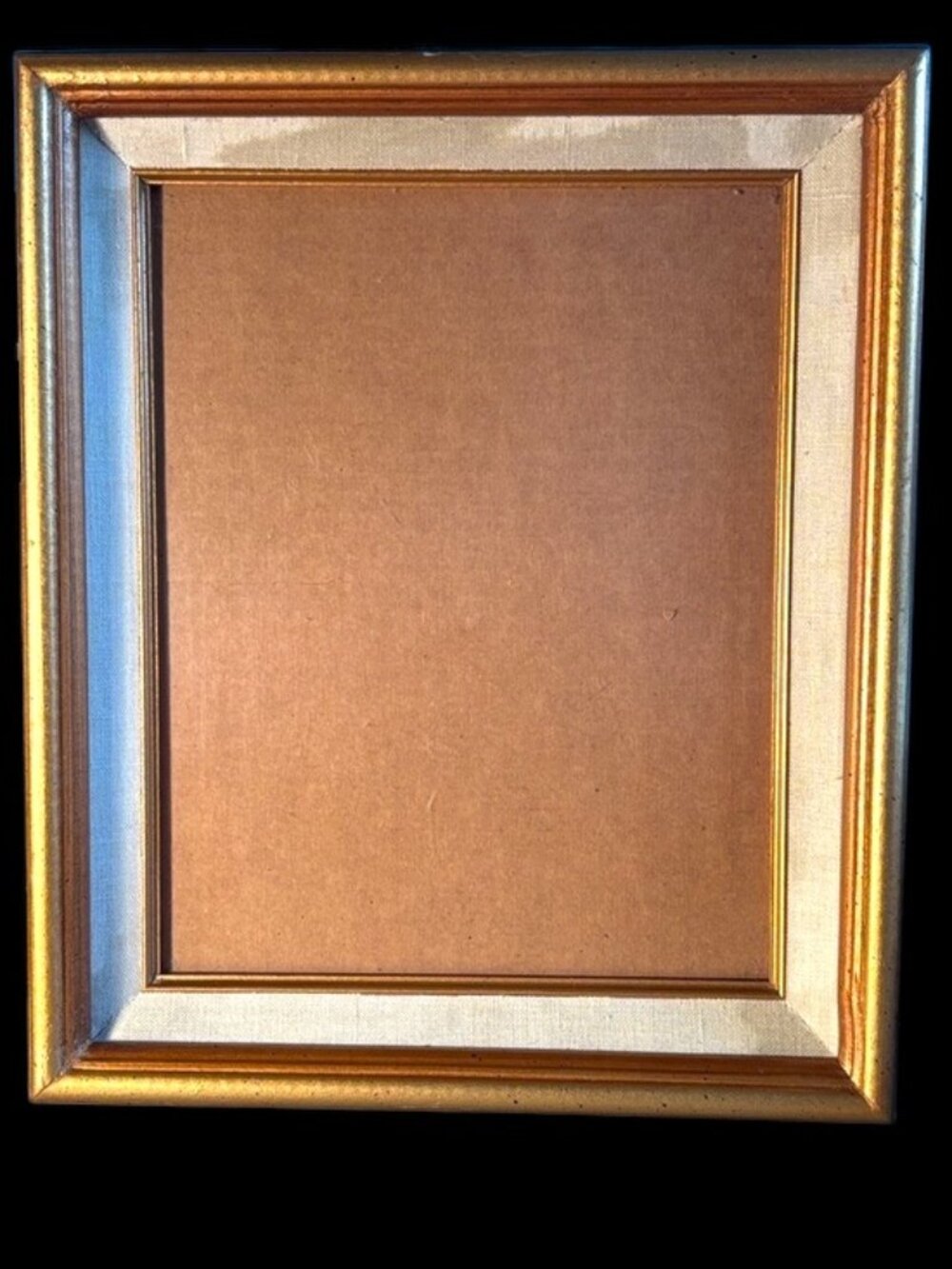 Vintage Gold Wood Picture Frame 8X10 Canvas Frame with Linen Liner